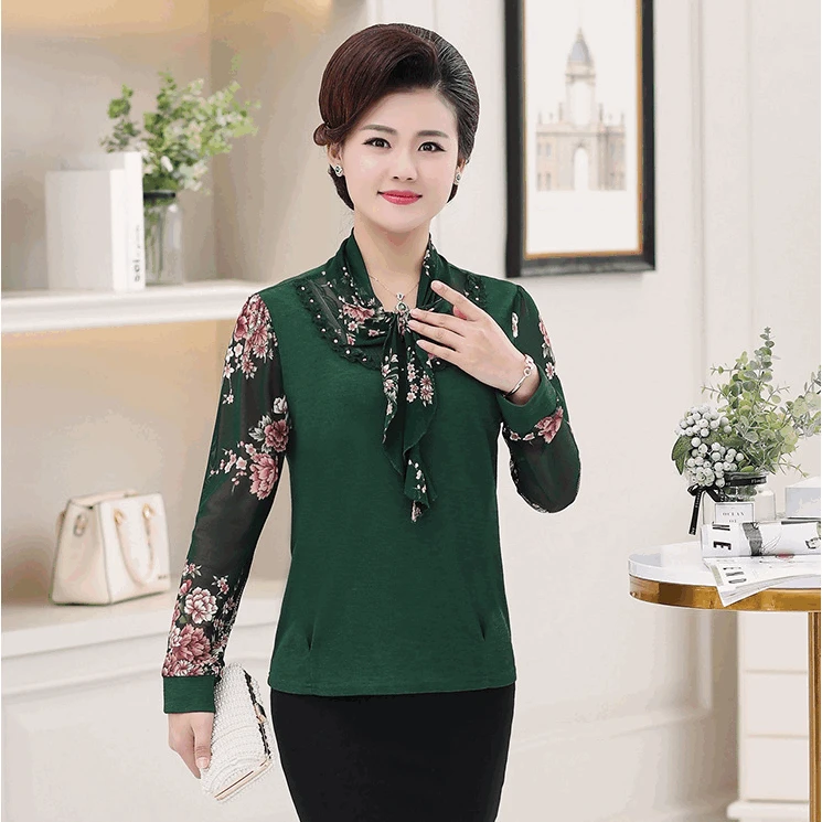 mother tops bottoming shirts 2019 spring new plus size middle age women tee shirt femme pullovers nets yarn long sleeves tshirt
mother tops bottoming shirts 2019 spring new plus size middle age women tee shirt femme pullovers nets yarn long sleeves tshirt