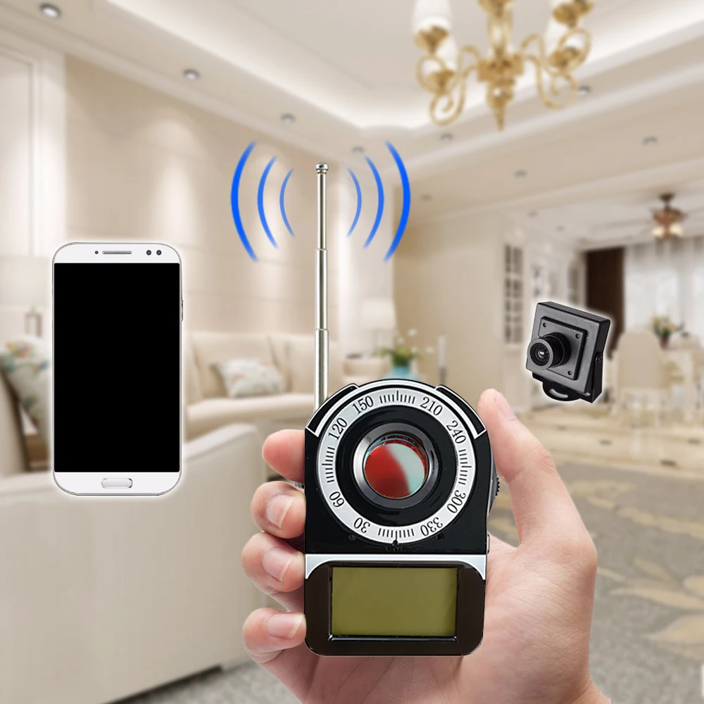 CC309 Wireless Signal Full Band Detector GPS WIFI G4 RF Tracker Camera Bug Finder Anti Spy Detector Anti Candid Camera Detector
CC309 Wireless Signal Full Band Detector GPS WIFI G4 RF Tracker Camera Bug Finder Anti Spy Detector Anti Candid Camera Detector