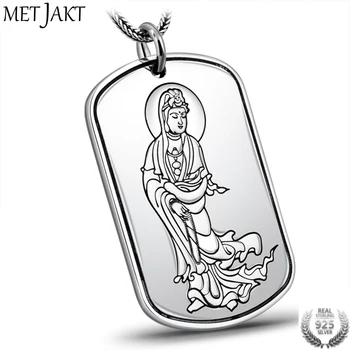 MetJakt S999 Fine Silver Buddha Buddhist Heart Sutra Pendant and 925 Silver Snake Chain Necklace for Unisex Amulet Jewelry
MetJakt S999 Fine Silver Buddha Buddhist Heart Sutra Pendant and 925 Silver Snake Chain Necklace for Unisex Amulet Jewelry