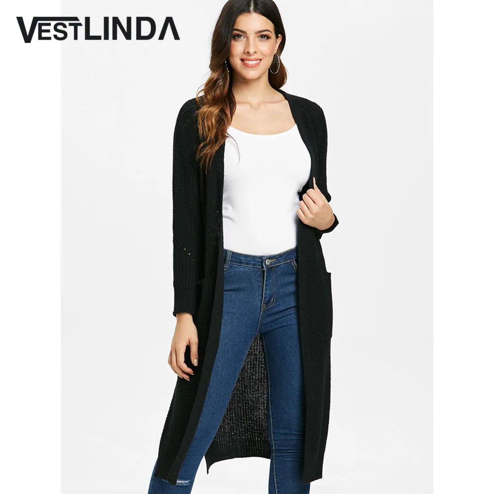 VESTLINDA Long Cardigan Side Slit Duster Knit Cardigan Sweater Women Clothing Long Sleeves Female Cardigans 2018 Autumn Cardigan
VESTLINDA Long Cardigan Side Slit Duster Knit Cardigan Sweater Women Clothing Long Sleeves Female Cardigans 2018 Autumn Cardigan