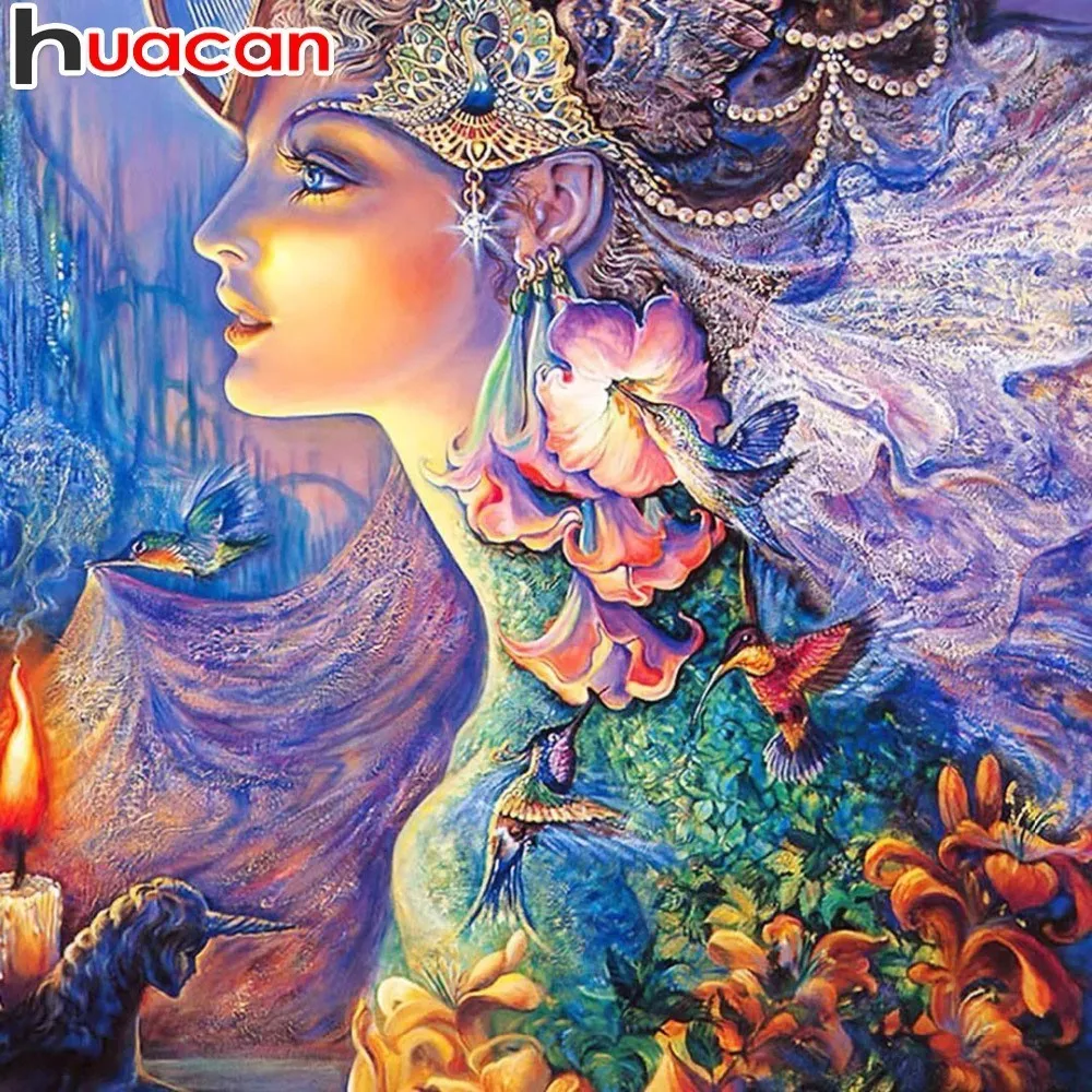 HUACAN Full Square Diamond Painting Fairy 5D Diamond Embroidery Bird Decor Home Picture Of Rhinestone DIY Diamond Mosaic
HUACAN Full Square Diamond Painting Fairy 5D Diamond Embroidery Bird Decor Home Picture Of Rhinestone DIY Diamond Mosaic