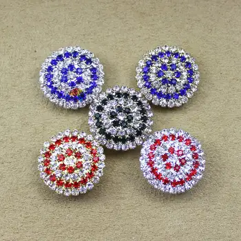 20PCS 25mm Round Sapphire Red Emerald Crystal Button rhinestone centerpieces with shank Gold Sliver Set For DIY browband Garment
20PCS 25mm Round Sapphire Red Emerald Crystal Button rhinestone centerpieces with shank Gold Sliver Set For DIY browband Garment