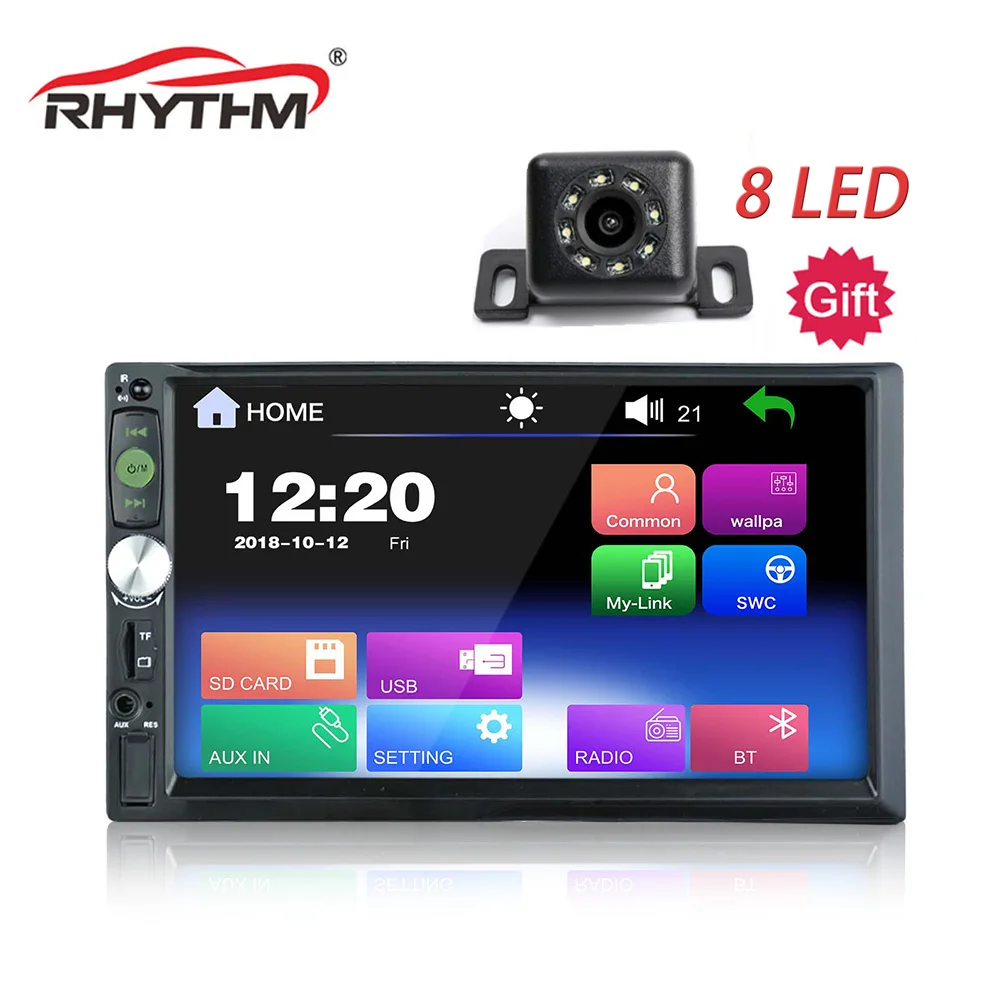 2Din Car MP5 Multimedia Player Audio Radio Stereo 7" TouchScreen autoRadio Mirror Link/BT/FM/USB/AUX (No CD/DVD & GPS) Universal
2Din Car MP5 Multimedia Player Audio Radio Stereo 7" TouchScreen autoRadio Mirror Link/BT/FM/USB/AUX (No CD/DVD & GPS) Universal