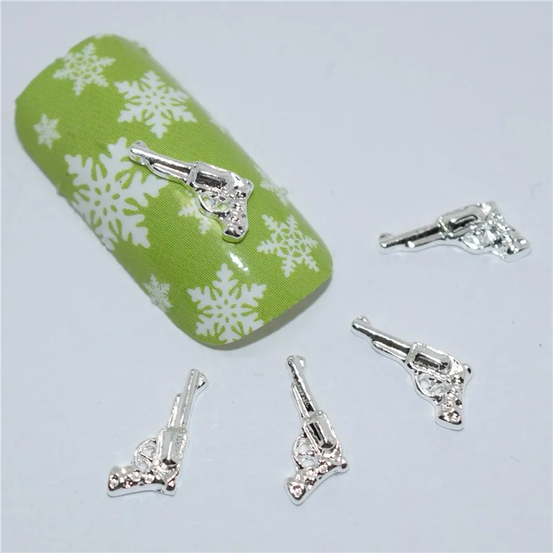 10psc New Silver pistol 3D Nail Art Decorations,Alloy Nail Charms,Nails Rhinestones Nail Supplies #388
10psc New Silver pistol 3D Nail Art Decorations,Alloy Nail Charms,Nails Rhinestones Nail Supplies #388