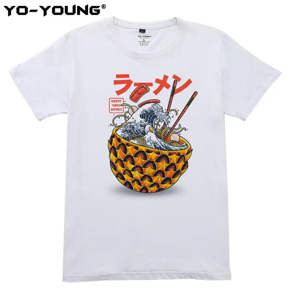 Yo-Young Great Vibes Ramen Funny T-Shirts Women Tops Printed 100% 180g Combed Cotton Casual Fashion Tee Tops Customized
Yo-Young Great Vibes Ramen Funny T-Shirts Women Tops Printed 100% 180g Combed Cotton Casual Fashion Tee Tops Customized