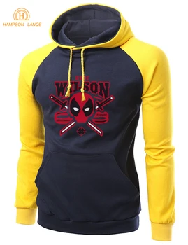 HAMPSON LANQE Super Hero Deadpool Fashion Men's Tracksuit 2019 Autumn Winter Fleece Hip Hop Sweatshirts Raglan Hoodies Men S-XXL
HAMPSON LANQE Super Hero Deadpool Fashion Men's Tracksuit 2019 Autumn Winter Fleece Hip Hop Sweatshirts Raglan Hoodies Men S-XXL