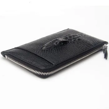 Fashion Men's Leather Wallet Crocodile Zipper Leather Clutch Bag Soft Leather Business Long Money Clip Thin
Fashion Men's Leather Wallet Crocodile Zipper Leather Clutch Bag Soft Leather Business Long Money Clip Thin