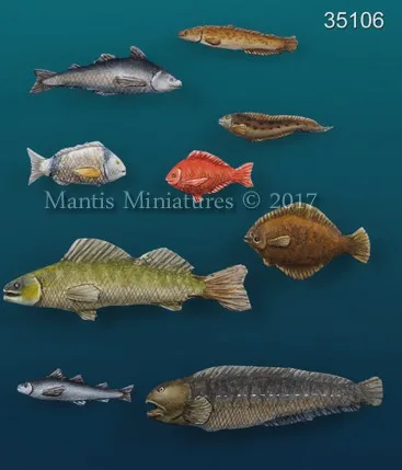 9PSC 1/35 Scale Fish Animals Set Miniatures Sand Table Model of the Scene Unpainted Resin Model Building Kit Figure
9PSC 1/35 Scale Fish Animals Set Miniatures Sand Table Model of the Scene Unpainted Resin Model Building Kit Figure