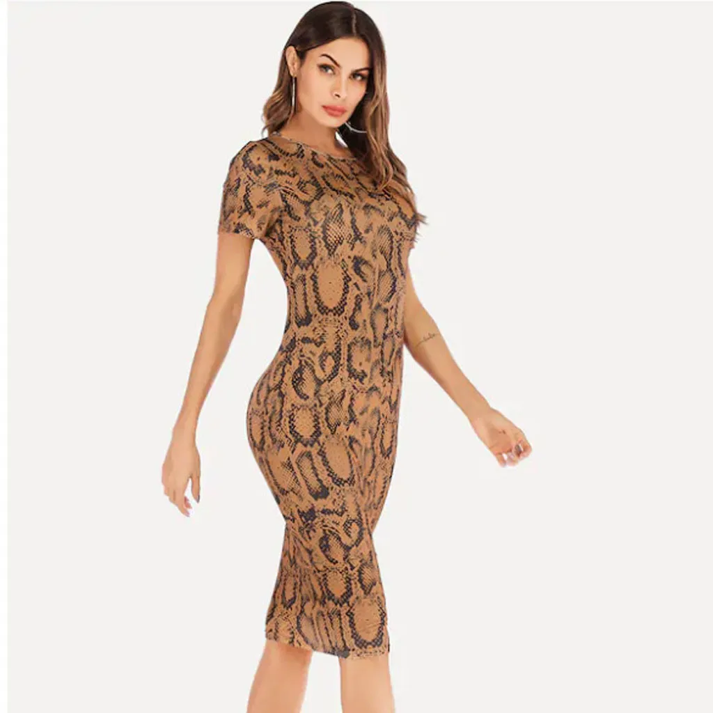 JAYCOSIN 2019 New Summer Women Dress Sheath Sexy Erotic Club Knee-Length Casual Slim Snake Print Evening Party Sundress 9032012
JAYCOSIN 2019 New Summer Women Dress Sheath Sexy Erotic Club Knee-Length Casual Slim Snake Print Evening Party Sundress 9032012
