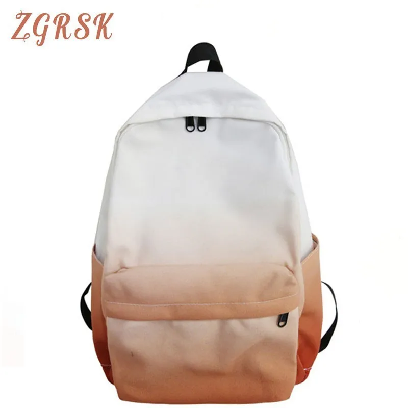 Woman High School Canvas Backpacks Bagpack Gradual Change Girl Women Backpack Bagpack Female Fashion Back Pack Bookbags
Woman High School Canvas Backpacks Bagpack Gradual Change Girl Women Backpack Bagpack Female Fashion Back Pack Bookbags