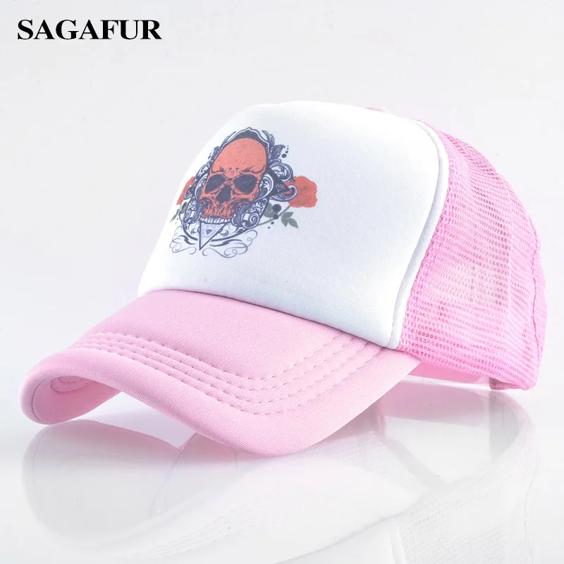 Skulls Print Fitted Hat Female Breathable Mesh Trucker Cap Hip Hop Casual Snapback Outdoor Dad Hat For Girl Baseball Cap Summer
Skulls Print Fitted Hat Female Breathable Mesh Trucker Cap Hip Hop Casual Snapback Outdoor Dad Hat For Girl Baseball Cap Summer