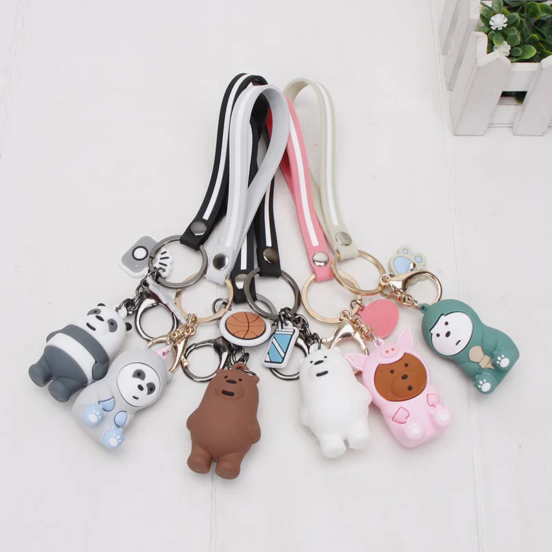 We Bare Bears Keyring figure Sumikkogurashi cartoon grizzly panda The Three Bare Bears ice bear PVC figure keychain pendant toys
We Bare Bears Keyring figure Sumikkogurashi cartoon grizzly panda The Three Bare Bears ice bear PVC figure keychain pendant toys