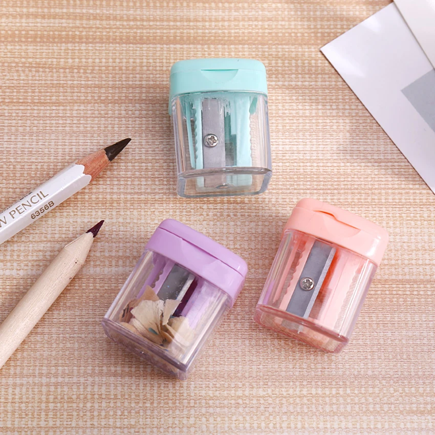Colorful Compact Plastic Pencil Sharpener with Clear Debris Holder & Lid Single Hole Manual Pencil Eyebrow Pencil Sharpener
Colorful Compact Plastic Pencil Sharpener with Clear Debris Holder & Lid Single Hole Manual Pencil Eyebrow Pencil Sharpener