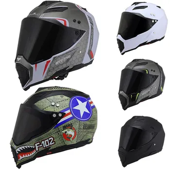 Motorcycle Full Face Helmet Cross Country Locomotive Rally Professional Motocross Racing Road DOT Safety
Motorcycle Full Face Helmet Cross Country Locomotive Rally Professional Motocross Racing Road DOT Safety