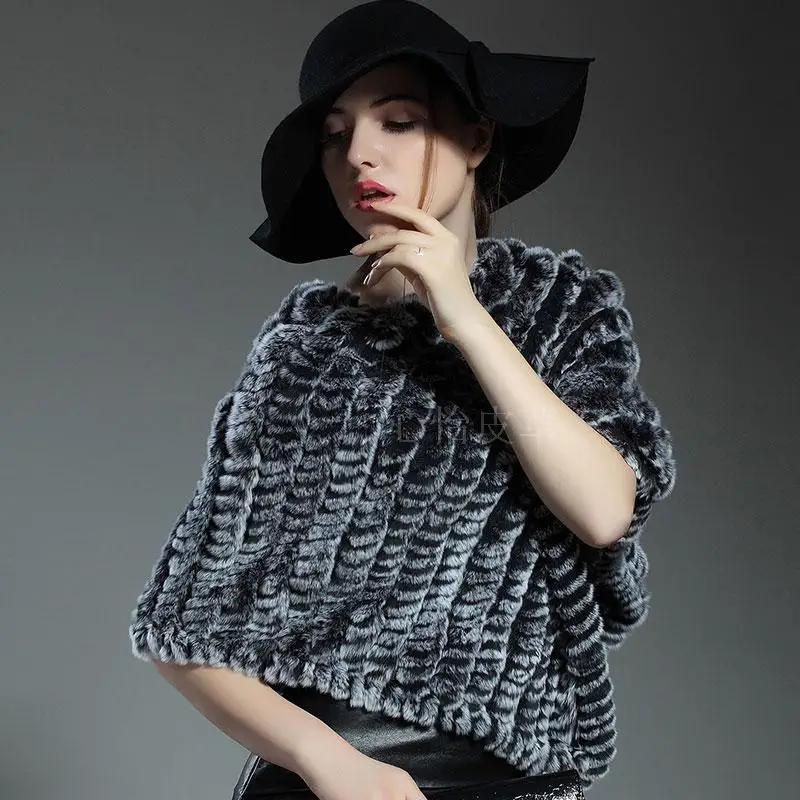 ZY82005-1 2017 New Arrived Women Winter Knitted Real REX Rabbit Fur Warm O-Neck Poncho Many Colors Big Size Scarf Outerwear Coat
ZY82005-1 2017 New Arrived Women Winter Knitted Real REX Rabbit Fur Warm O-Neck Poncho Many Colors Big Size Scarf Outerwear Coat