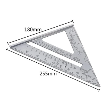 Carpenter Ruler Aluminum Alloy Speed Square Protractor Miter Framing Tri-square Line Scriber Saw Guide Measurement Meter
Carpenter Ruler Aluminum Alloy Speed Square Protractor Miter Framing Tri-square Line Scriber Saw Guide Measurement Meter