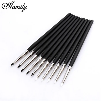 Aomily 5pcs/Set Food Cupcake Sugar Craft Dental Resin Brush Pens Decorating Brush Silicone Fondant Shaping Pen Sugar Craft Tool
Aomily 5pcs/Set Food Cupcake Sugar Craft Dental Resin Brush Pens Decorating Brush Silicone Fondant Shaping Pen Sugar Craft Tool