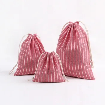 1pcs Red Stripe Drawstring Cotton Linen Storage Bag Gift Candy Tea Jewelry Organizer Makeup Cosmetic Coins keys Bags 49279
1pcs Red Stripe Drawstring Cotton Linen Storage Bag Gift Candy Tea Jewelry Organizer Makeup Cosmetic Coins keys Bags 49279