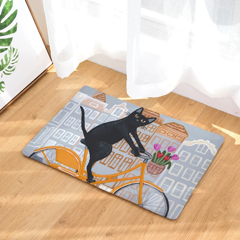 New Anti-Slip Carpets Color Painting Cat Print Mats Bathroom Floor Kitchen Rugs 40x60or50x80cm
New Anti-Slip Carpets Color Painting Cat Print Mats Bathroom Floor Kitchen Rugs 40x60or50x80cm