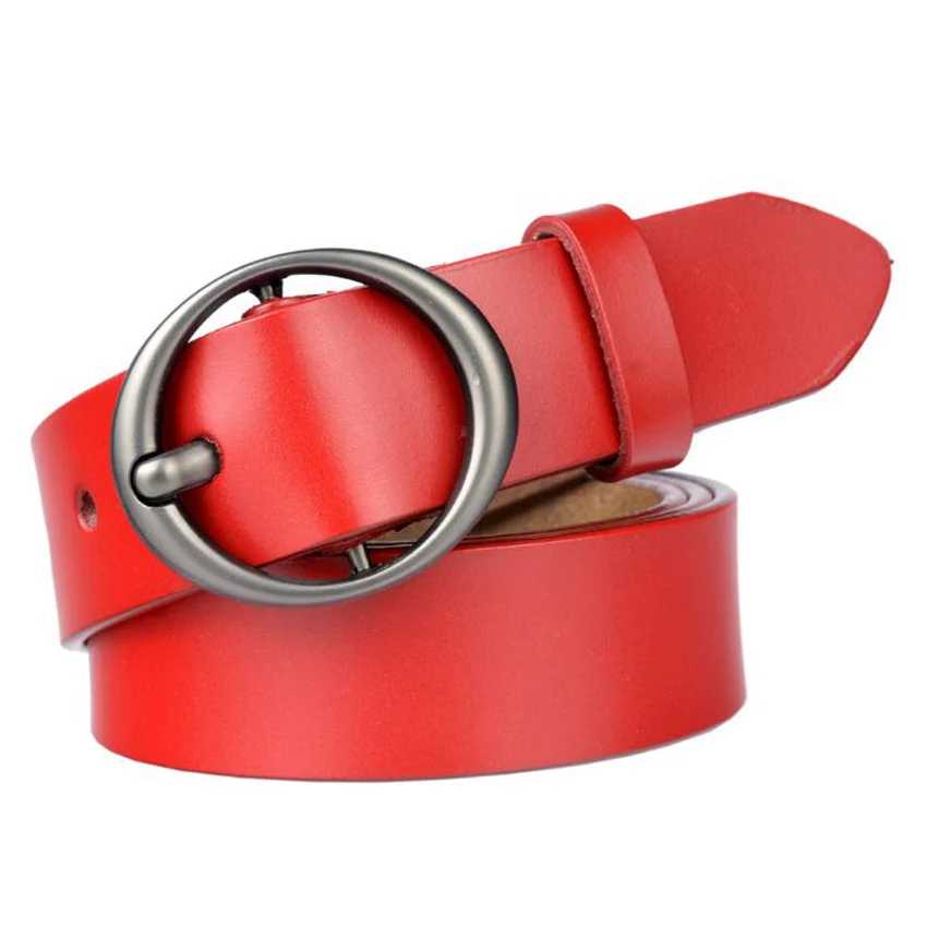 2019 Round Buckle Genuine Leather Women Belt Fashion Lady Leather Jeans Belts Black Brown Quality Guarantee ZLB131
2019 Round Buckle Genuine Leather Women Belt Fashion Lady Leather Jeans Belts Black Brown Quality Guarantee ZLB131