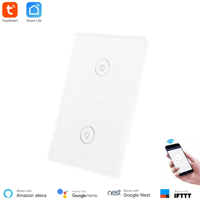 AU/US Type Wifi switch Wireless Intelligence Wall Switches Remote Control Via APP/Voice Work with Alexa Google Home Light Switch
AU/US Type Wifi switch Wireless Intelligence Wall Switches Remote Control Via APP/Voice Work with Alexa Google Home Light Switch