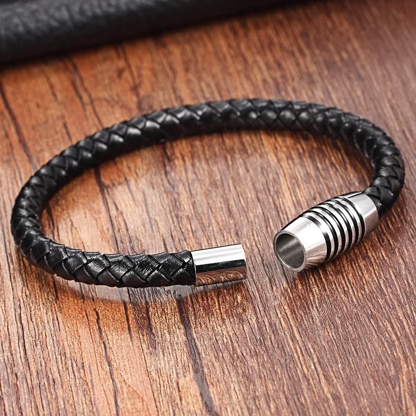 XQNI Chain Bracelet Men Genuine Leather Bracelets Leather Bracelet for women Male Magnet Stainless Steel Rope Bracelets for men
XQNI Chain Bracelet Men Genuine Leather Bracelets Leather Bracelet for women Male Magnet Stainless Steel Rope Bracelets for men