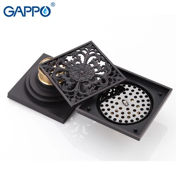 GAPPO black Drains bathroom drain shower floor drain brass floor cover chrome plugs
GAPPO black Drains bathroom drain shower floor drain brass floor cover chrome plugs