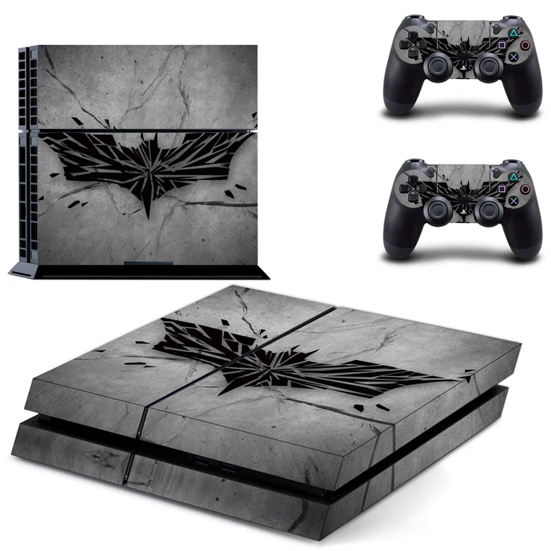 Лидер продаж Бэтмен виниловые наклейки для PS4 Playstation 4 консоли + 2 контроллера