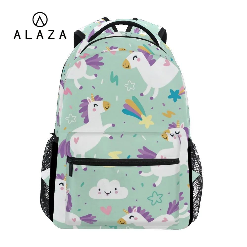 ALAZA Cartoon Unicorn Printing Big Capacity Backpack Travel Bag Girls Gift Student Bag Laptop Bags Custom Your Own Image NEW
ALAZA Cartoon Unicorn Printing Big Capacity Backpack Travel Bag Girls Gift Student Bag Laptop Bags Custom Your Own Image NEW