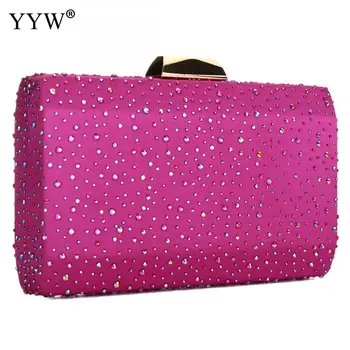 2019 Shining Beading Women Evening Party Bags Women Fashion Crossbody Bolsas Mujer Pink Elegant Rhinestone Female Handbags
2019 Shining Beading Women Evening Party Bags Women Fashion Crossbody Bolsas Mujer Pink Elegant Rhinestone Female Handbags