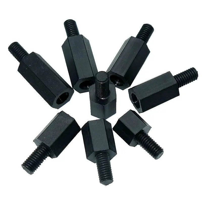 50Pcs M2*L+5mm M2.5/M3*L+6mm Thread Black Spacing Screw Plastic For PCB Motherboard Fixed Nylon Standoff Spacer Pillar
50Pcs M2*L+5mm M2.5/M3*L+6mm Thread Black Spacing Screw Plastic For PCB Motherboard Fixed Nylon Standoff Spacer Pillar