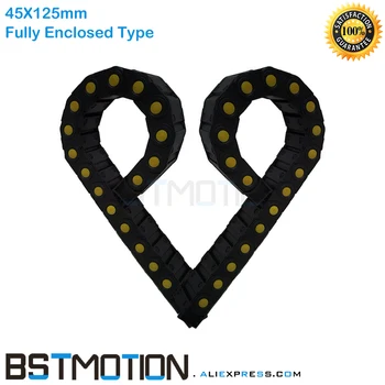 Fully Enclosed Plastic Cable Chain 10meters 45mm x 125mm Cable Drag Chain 45x125mm Wire Carrier with End Connectors
Fully Enclosed Plastic Cable Chain 10meters 45mm x 125mm Cable Drag Chain 45x125mm Wire Carrier with End Connectors