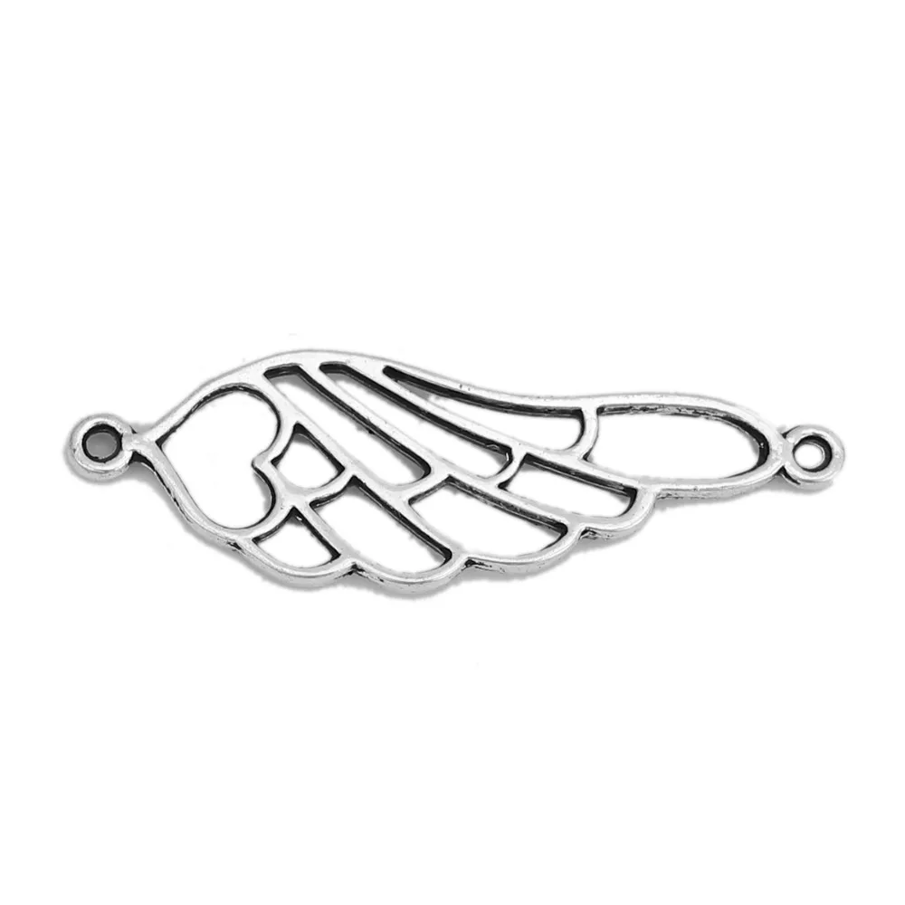 Doreen Box Zinc Based Alloy Connectors Wing Antique Silver Hollow Out Jewelry Findings 32mm(1 2/8") x 10mm( 3/8"), 100 PCs
Doreen Box Zinc Based Alloy Connectors Wing Antique Silver Hollow Out Jewelry Findings 32mm(1 2/8") x 10mm( 3/8"), 100 PCs