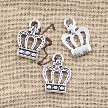 15pcs Charms Crown 13x18mm Antique Tibetan Silver Color Pendant Findings Accessories DIY Vintage Choker Handmade Jewelry
15pcs Charms Crown 13x18mm Antique Tibetan Silver Color Pendant Findings Accessories DIY Vintage Choker Handmade Jewelry