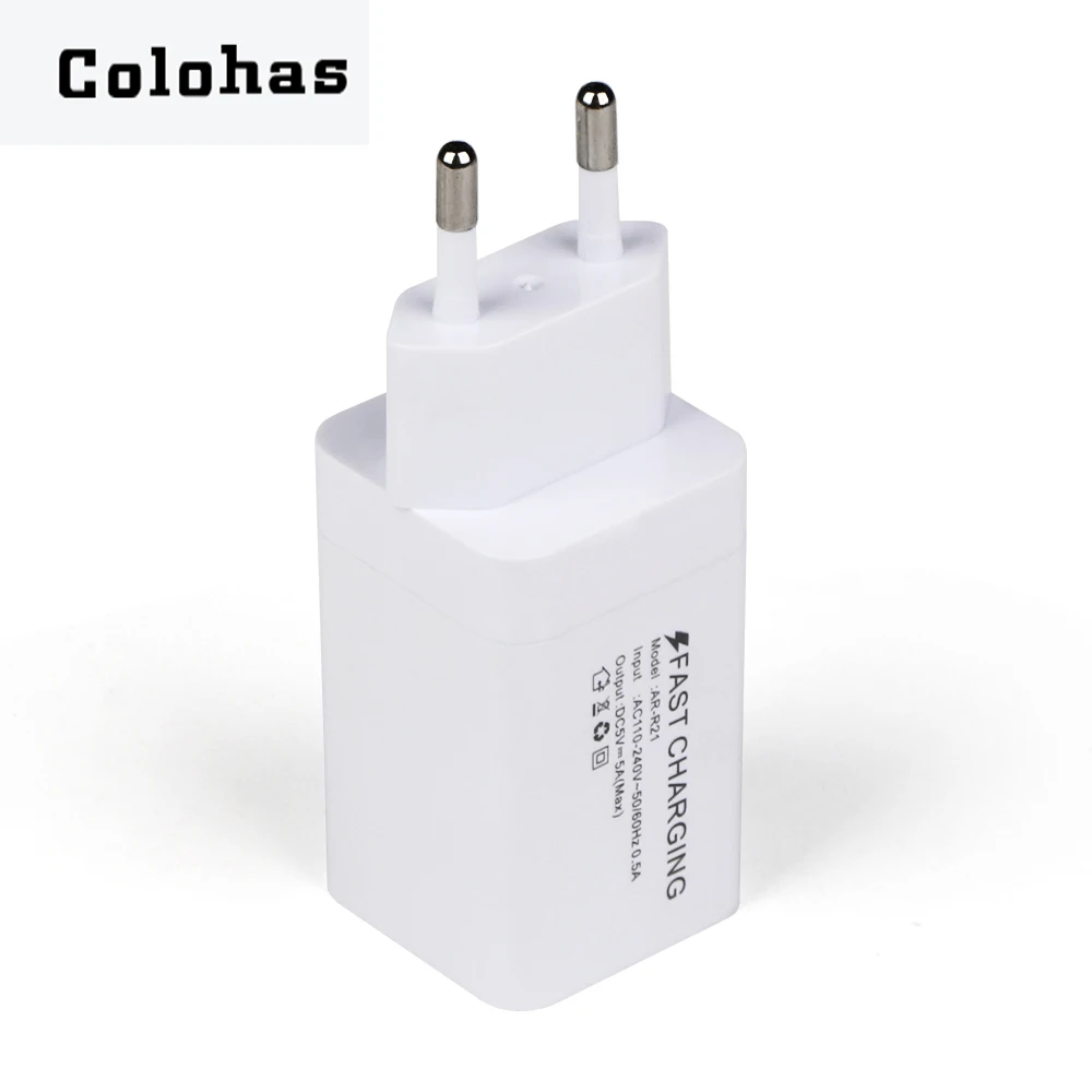 Universal EU Plug Fast USB Wall Charger For iPhone 7 8 6S X Travel Mobile Phone Charger For Samsung S9 Xiaomi Mi 9 8 Huawei P20
Universal EU Plug Fast USB Wall Charger For iPhone 7 8 6S X Travel Mobile Phone Charger For Samsung S9 Xiaomi Mi 9 8 Huawei P20