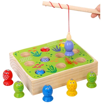 Kids Wooden Toys Fun Fishing Game Magnetic Wooden Blocks Montessori Early Educational Toys Hobbies Colorful Cartoon Fishes
Kids Wooden Toys Fun Fishing Game Magnetic Wooden Blocks Montessori Early Educational Toys Hobbies Colorful Cartoon Fishes