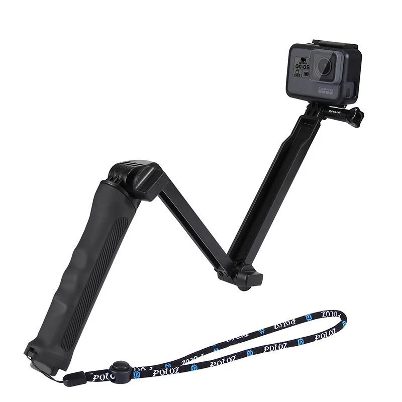 3-Way Selfie Stick Tripod Extendable up to 63CM Hand Grip Tripod Monopod Adapter For GoPro Action Camera
3-Way Selfie Stick Tripod Extendable up to 63CM Hand Grip Tripod Monopod Adapter For GoPro Action Camera