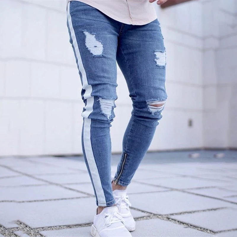 2019 new Style pants men skinny jeans Men street wear ripped jeans for man Fitted Bottoms zipper hip hop jeans
2019 new Style pants men skinny jeans Men street wear ripped jeans for man Fitted Bottoms zipper hip hop jeans