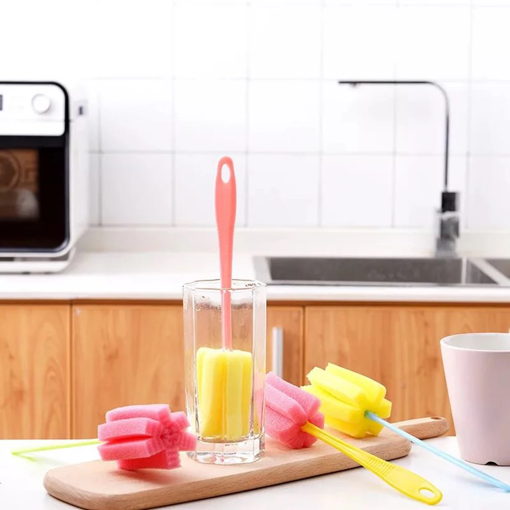 1 PC Kitchen Cleaning Tool Sponge Brush For Wineglass Bottle Coffe Tea Glass Cup Fashion And Sponge Brush
1 PC Kitchen Cleaning Tool Sponge Brush For Wineglass Bottle Coffe Tea Glass Cup Fashion And Sponge Brush