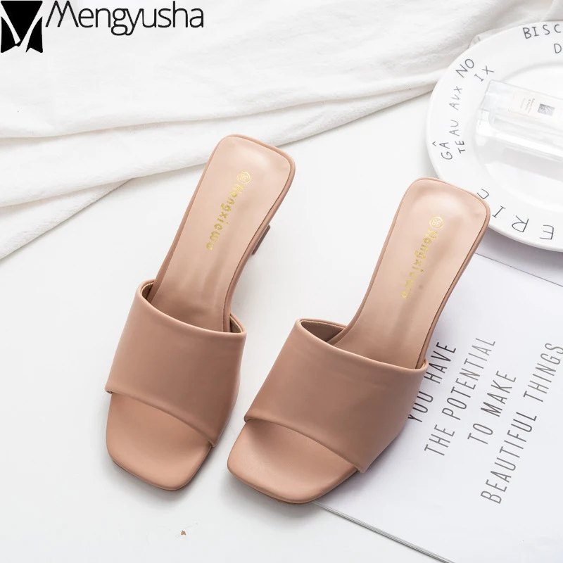 Korean slim women shoes summer new solid spike heels slippers casual shallow slides non-slip simple flip flops female comfy 2019
Korean slim women shoes summer new solid spike heels slippers casual shallow slides non-slip simple flip flops female comfy 2019
