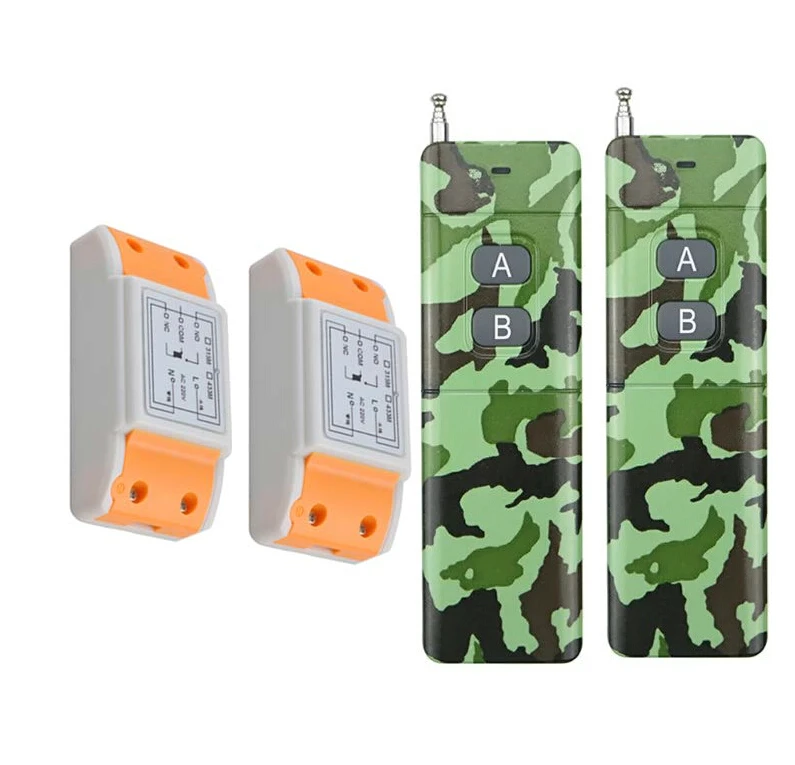 220 v 1 ch wireless remote control switch 2 piece receiver +2 piece transmitter new shape long distance
220 v 1 ch wireless remote control switch 2 piece receiver +2 piece transmitter new shape long distance