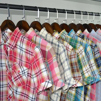 2019 Summer Women Blouse Fashion Casual Lapel Double Pockets Blouse Plaid Shirt Cotton Shirts Female Short Sleeve Tops Clothes
2019 Summer Women Blouse Fashion Casual Lapel Double Pockets Blouse Plaid Shirt Cotton Shirts Female Short Sleeve Tops Clothes