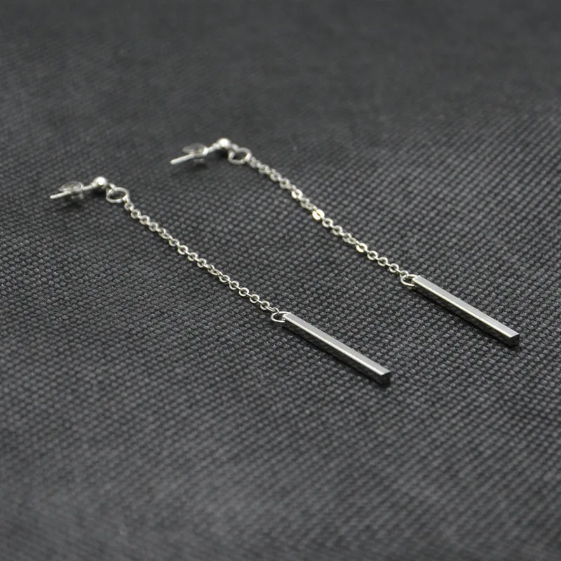 New Fashion Drop Earrings For Women Silver Color Simple Long Chain Dangling Earrings Elegant Gift Jewelry Jewelry Dropshipping
New Fashion Drop Earrings For Women Silver Color Simple Long Chain Dangling Earrings Elegant Gift Jewelry Jewelry Dropshipping