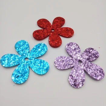 50PCS/lot 6CM Glitter Baby Girls Hair Accessories Shiny Flower Padded Appliqued for BB Clip Decoration
50PCS/lot 6CM Glitter Baby Girls Hair Accessories Shiny Flower Padded Appliqued for BB Clip Decoration