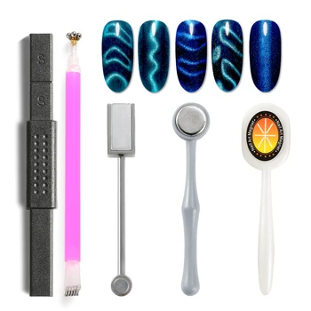 RBAN NAILDouble-edged Strong Magnetic Nail Stick 3D Cat Eye Effect Magnet for UV Painting Gel Nail Polish UV Lamp for Gel Varnis
RBAN NAILDouble-edged Strong Magnetic Nail Stick 3D Cat Eye Effect Magnet for UV Painting Gel Nail Polish UV Lamp for Gel Varnis