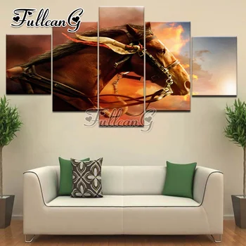 FULLCANG diy full diamond embroidery "animal horse" rhinestone painting 5PCS mosaic cross stitch handmade decor G1094
FULLCANG diy full diamond embroidery "animal horse" rhinestone painting 5PCS mosaic cross stitch handmade decor G1094