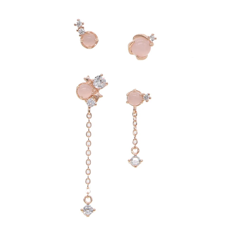 2019 New Promotion Luxurious Gold color rereshing dainty Opal Gem round Rhinestone imitation wedding cute star drop Earring set
2019 New Promotion Luxurious Gold color rereshing dainty Opal Gem round Rhinestone imitation wedding cute star drop Earring set