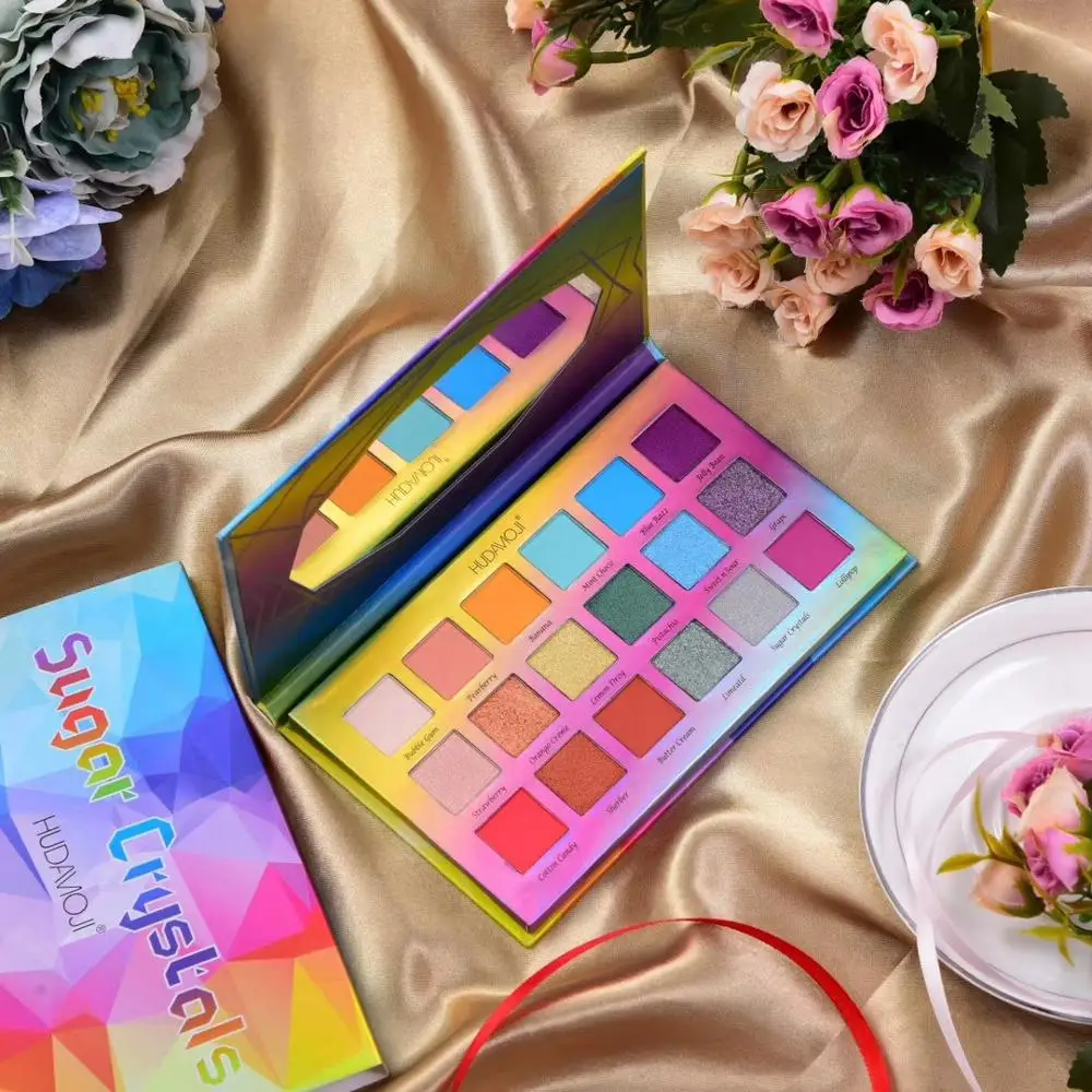 18 colors Summer Sugar Crystals Eyeshadow Palette Glitter Eye Shadow Pigment Waterproof Easy to Wear Shimmer Eye Shadow Palette
18 colors Summer Sugar Crystals Eyeshadow Palette Glitter Eye Shadow Pigment Waterproof Easy to Wear Shimmer Eye Shadow Palette