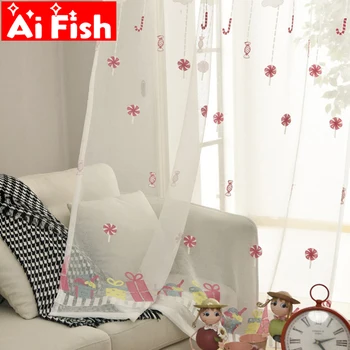 Korean Style Window Screen Embroidered Pink Gift Box Candy Tulle Drapes For Girls Bedroom Finished Custom Blinds M094#30
Korean Style Window Screen Embroidered Pink Gift Box Candy Tulle Drapes For Girls Bedroom Finished Custom Blinds M094#30