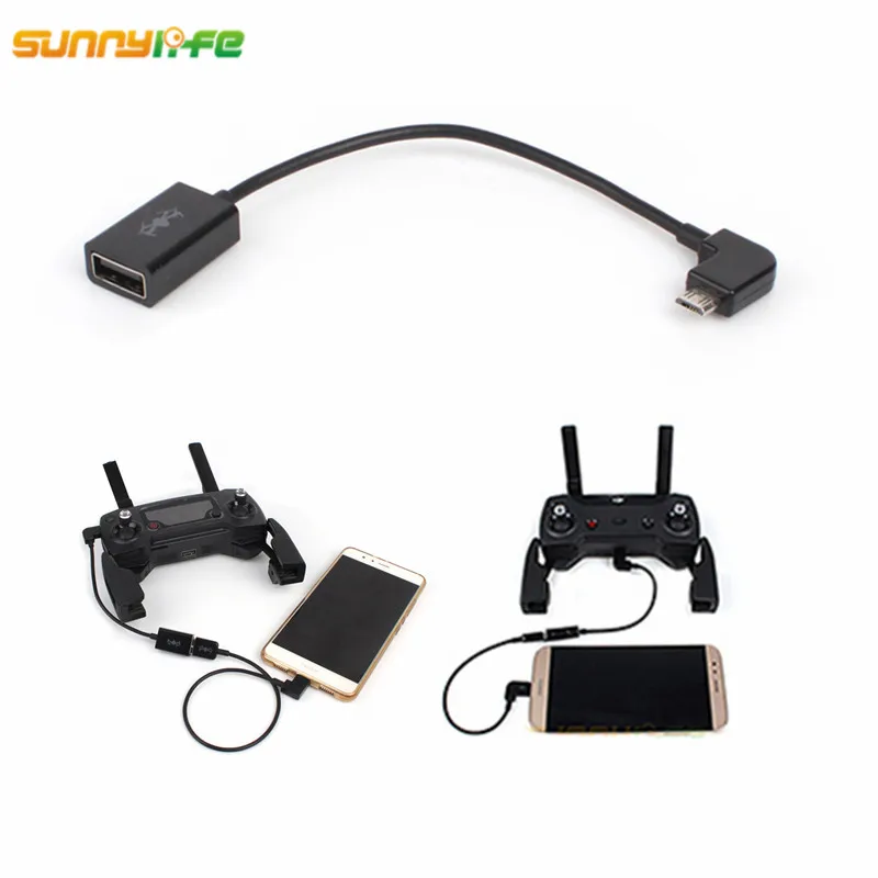 Sunnylife DJI Mavic Air Mavic Pro Spark Remote Control Data Converting Cable Smartphone Tablets USB Port Wire Connector Line
Sunnylife DJI Mavic Air Mavic Pro Spark Remote Control Data Converting Cable Smartphone Tablets USB Port Wire Connector Line